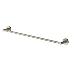 Cobra Seine Single Towel Rail Brushed Nickel 650 mm â€” Builders Store SA