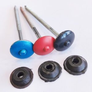 Color Coated Galvanized Ring Shank Roofing Nails 4 Inch 25kg/Carton
