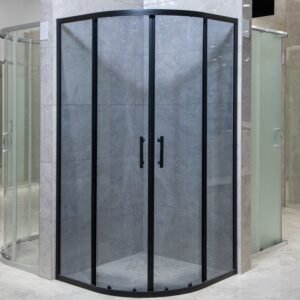 Compact Shower Pod with All in One Design Includes Walls Base and Ceiling for Complete Enclosure