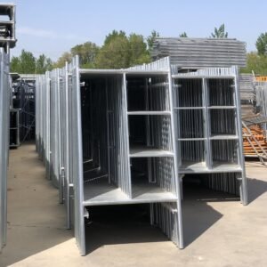 Construction Material Scaffolding Portable Mobile Step Ladder Steel Shoring Scaffold H Frame System Cheap Scaffolding Used Mobile Layher System Construction