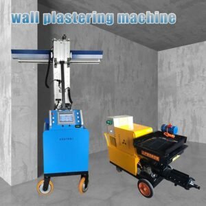 Construction Prortableautomatic Battery Electric Diesel Cement Sand Plastering Rendering Mortar Sprayer Plaster Wall Plastering Machine