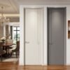Contemporary Flush Panel Waterproof Factory Direct WPC Composite Interior Door