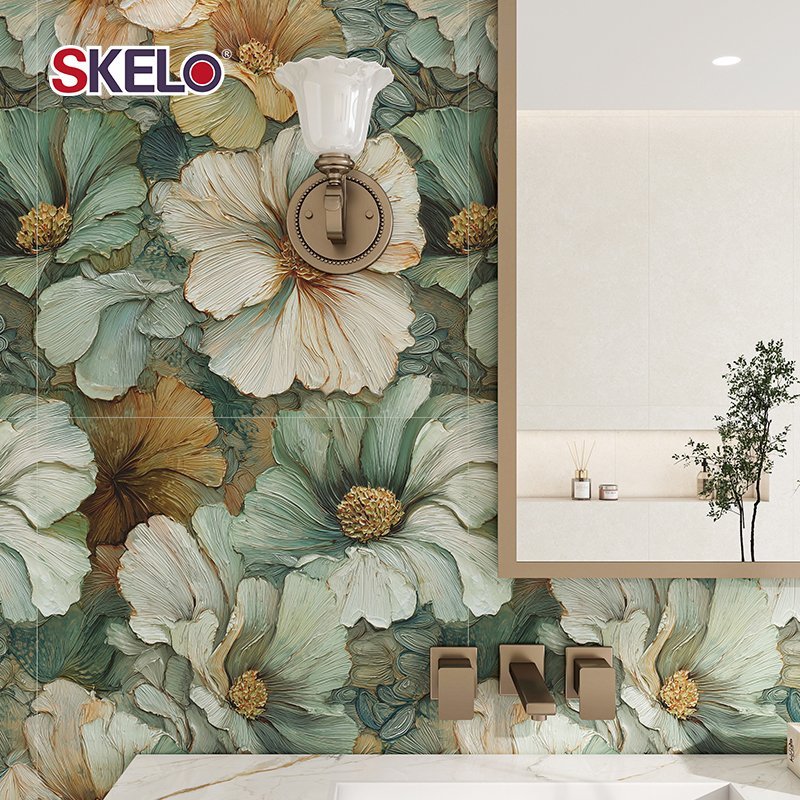 Contemporary Painting Design 600X1200mm Skelo Ceramic Marble