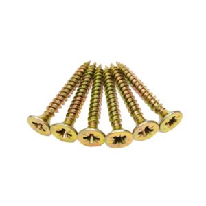 Countersunk Head Chipboard Screw High Thread Wood Fastener for Cabinet Assembly