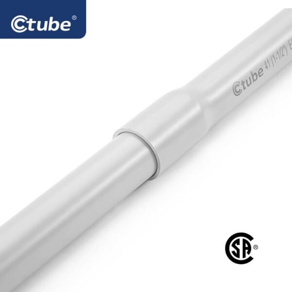 Ctube Factory Price 20FT Grey 2 4 Inch Schedule 40 Rigid PVC Electrical Conduit Pipes CSA Listed Ctube Factory Price 20FT Grey 2 4 Inch Schedule 40 Rigid PVC Electrical Conduit Pipes CSA Listed