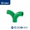 Ctube High-Quality PPR Y Tee Fittings Durable & Corrosion Resistant for Plumbing Systems Ctube High-Quality PPR Y Tee Fittings Durable & Corrosion Resistant for Plumbing Systems