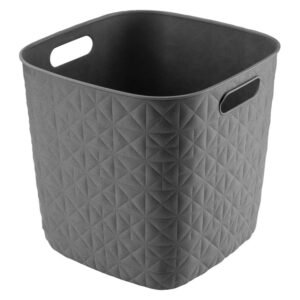 Curver by Keter Softex Basket Cube Dark Grey 15 L â€” Builders Store SA