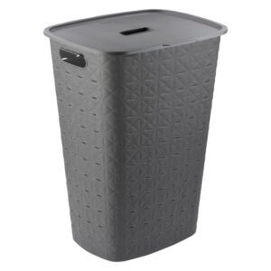 Curver by Keter Softex Laundry Hamper Dark Grey 56 L â€” Builders Store SA