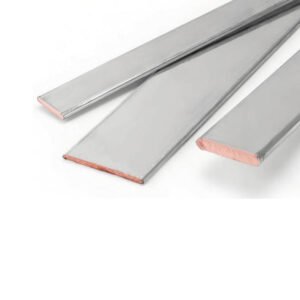 Custom Flexible Ground Copper Bar 99.99% Pure Tin Plated Copper Busbar for Electrical Perforated