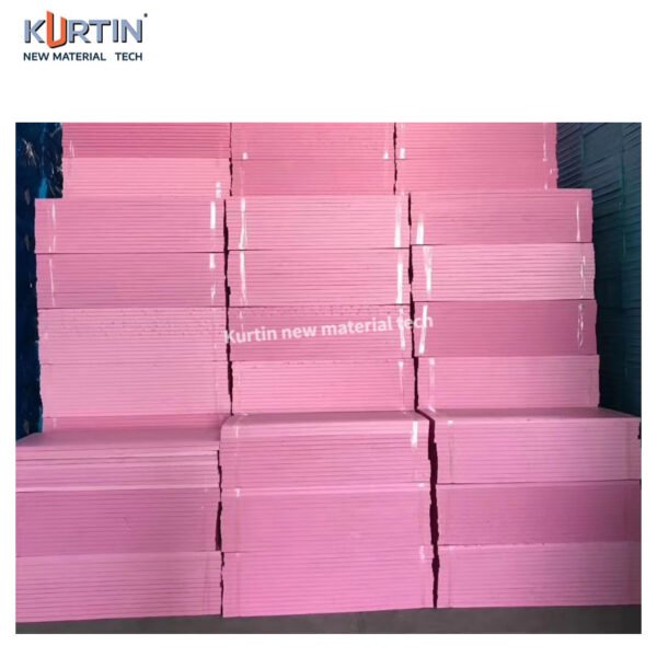 Custom Pink Color XPS Polystyrene Insulation Board in Bulk Production
