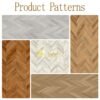 Custom Popular Luxury Herringbone Fishbone Hardwood Floor Multilayer Engineered Wood Spc Flooring