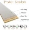 Custom Popular Luxury Herringbone Fishbone Hardwood Floor Multilayer Engineered Wood Spc Flooring