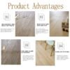Custom Popular Luxury Herringbone Fishbone Hardwood Floor Multilayer Engineered Wood Spc Flooring