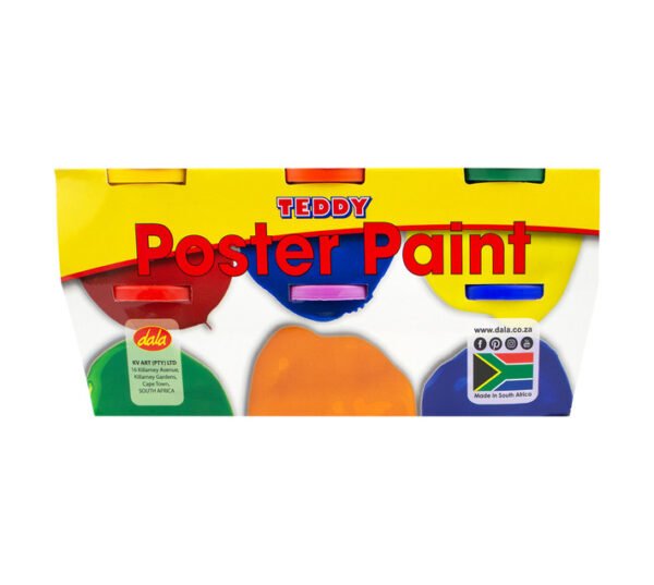 Dala Teddy Poster Paint 6 x 100 ml â€” Builders Store SA