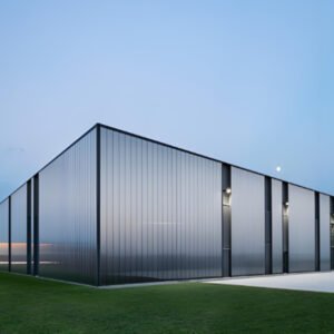 Decorative Aluminum Curtain Wall with Custom Color for Office Building Cladding