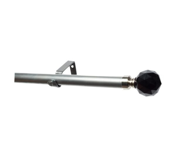 Design House 28PSC15MB Single 28 mm Crystal Pole Set Black 1 â€” Builders Store SA