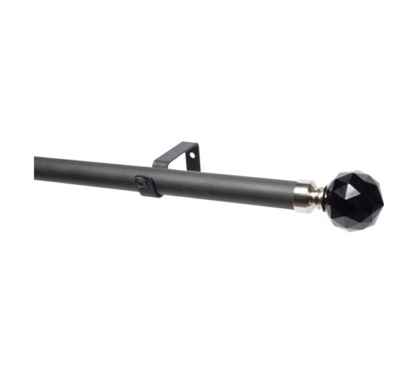 Design House 28PSC3MB Single 28 mm Crystal Pole Set Black 30 Design House 28PSC3MB Single 28 mm Crystal Pole Set Black 30 — Builders Store SA