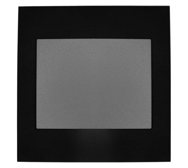 Design House Blank Cover Plate 4x4 Titanium and Black â€” Builders Store SA