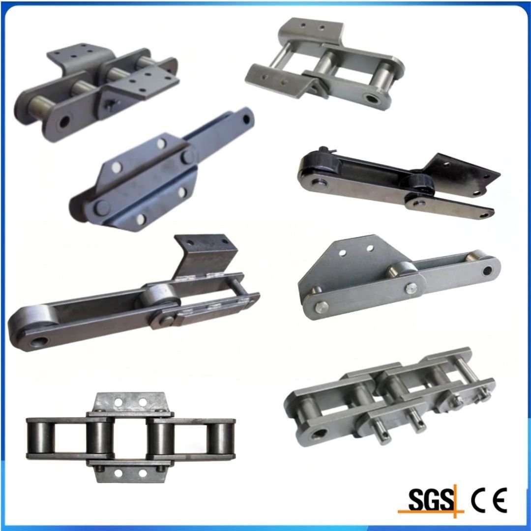 Curved Plate Link Chain Bucket Elevator Hoist Lifting Convey