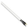 DLine 4 x HalfRound Trunking White 1000 x 20 x 10 mm DLine 4 x HalfRound Trunking White 1000 x 20 x 10 mm — Builders Store SA