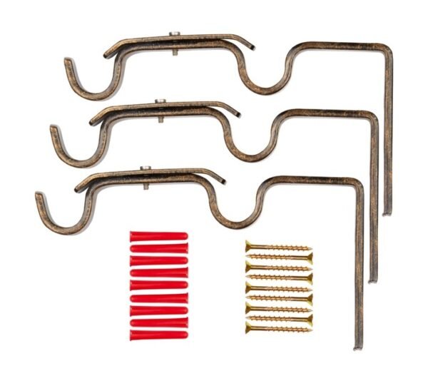 Double Gothic Bracket Bronze 22 mm 3 Pack â€” Builders Store SA