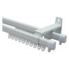 Double Super C Curtain Rail 3000 mm â€” Builders Store SA