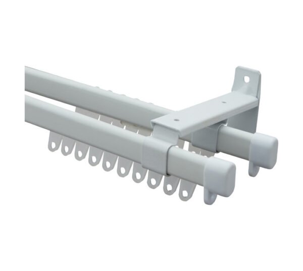 Double Super C Curtain Rail 3000 mm â€” Builders Store SA