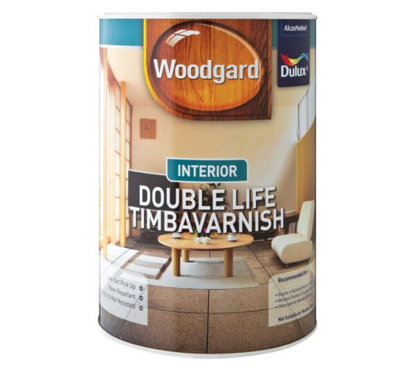 Dulux Woodgard Varnish Doublelife Matt 5 L â€” Builders Store SA