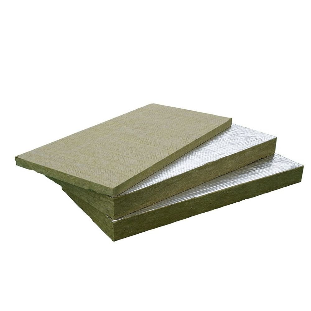Durable Foil Faced Rock Wool Insulation Board Fire Resistant