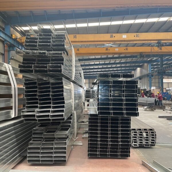 Durable Hot Rolled Galvanized Steel C Purlin for Warehouses