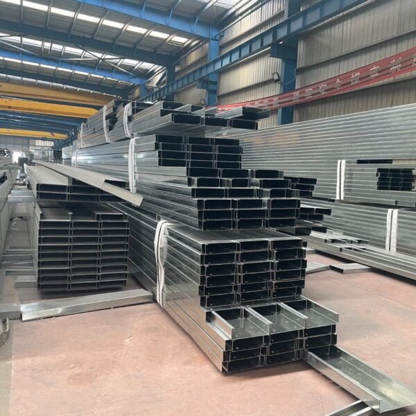Durable Hot Rolled Galvanized Steel C Purlin for Warehouses
