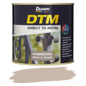 Duram DTM Hammered Paint Metallic Bronze 500 ml â€” Builders Store SA