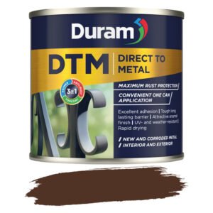 Duram DTM Hammered Paint Metallic Brown 500 ml â€” Builders Store SA