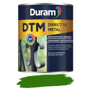Duram DTM Hammered Paint Metallic Green 1 L Duram DTM Hammered Paint Metallic Green 1 L — Builders Store SA