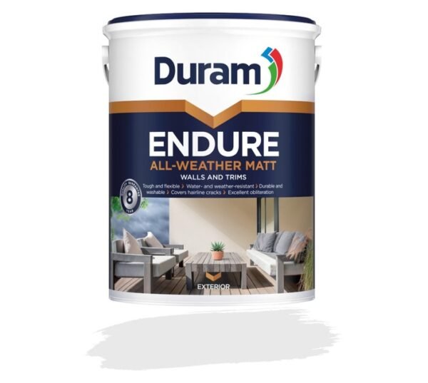 Duram Endure AllWeather Matt Deep Tint Base Paint 5 L â€” Builders Store SA
