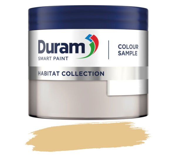 Duram Habitat Collection Paint Sample Yellow Waver 90 ml â€” Builders Store SA