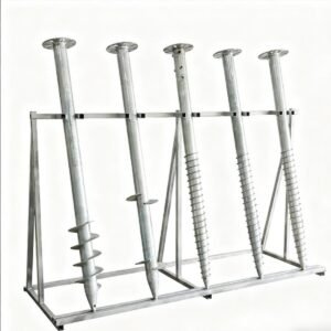 Dwin-CE Ground Screw Pile Solar Ground Mounting System