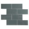Earthstone Glass Metro Mosaic Tile Gunmetal 375 x 305mm â€” Builders Store SA