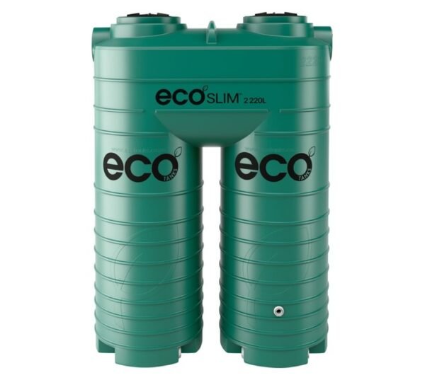 Eco Tanks Slim Vertical Tank Green 2220L Eco Tanks Slim Vertical Tank Green 2220L — Builders Store SA