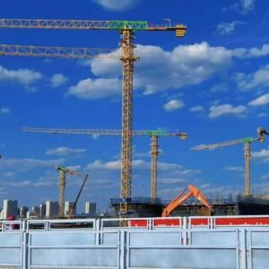 Economical Pre-Owned Wa6013-8 Tower Crane for Infrastructure Jobs with Original Structural Parts