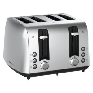 Eiger Geneva Series 4 Slice Toaster Silver â€” Builders Store SA