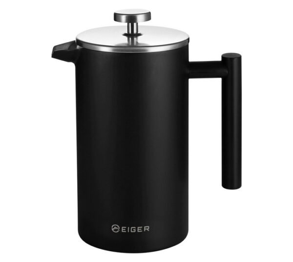 Eiger Tosca Series French Press Coffee Plunger Matt Black 70 â€” Builders Store SA