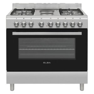 Elba Freestanding 4 Burner Gas Hob 2 Plate Electric Cooker S â€” Builders Store SA