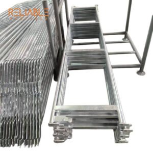 En Standard 1605mm 3000mm Hot-DIP Galvanized Guardrail Frame for Ringlock Scaffolding System