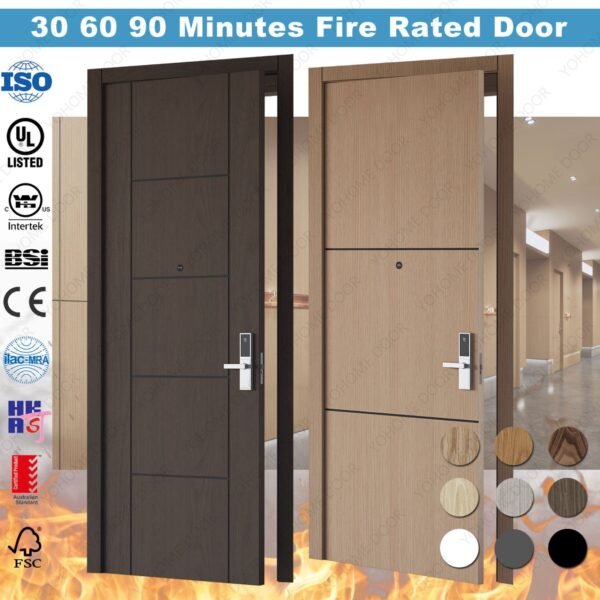 England Hotel En CE Compliant Fd30 Fd60 Fd90 Prehung Interior Wooden Fire Rated Door England Hotel En CE Compliant Fd30 Fd60 Fd90 Prehung Interior Wooden Fire Rated Door