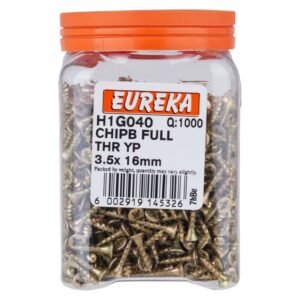 Eureka H1G040 35 x 16 mm Chipboard Screw Full 1000 Pack Eureka H1G040 35 x 16 mm Chipboard Screw Full 1000 Pack — Builders Store SA