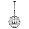 Eurolux CH278B Sparta Chandelier Black 500 x 950 mm Eurolux CH278B Sparta Chandelier Black 500 x 950 mm — Builders Store SA