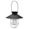 Eurolux Large Solar Cage Lantern BlackSilver Eurolux Large Solar Cage Lantern BlackSilver — Builders Store SA