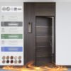 European Standard Oak Wood Interior Fireproof Door BS En-1634/BS 476 Certified Wooden Fire Rated Doors for Construction Engineering Fire Door