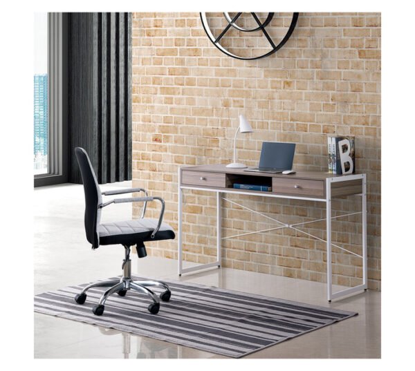 Everfurn Palatial 2 Drawer Desk Oak 1230 x 480 x 760 mm â€” Builders Store SA